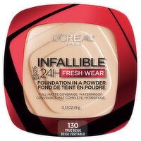 L'Oréal Paris Infallible 130 True Beige Foundation, 0.31 oz