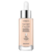 L'Oréal Paris True Match Nude 0.5-2 Very Light Hyaluronic Tinted Serum, 1.0 fl oz