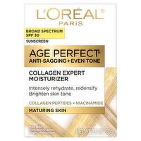 L'Oreal Paris Age Perfect Collagen Expert Day Moisturizer with SPF 30, 2.5 oz., 2.5 Ounce