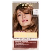 L'oréal Paris Excellence Creme 7N Natural Dark Blonde Universal Nudes Permanent Color, 1 application