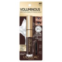 L'Oréal Paris Voluminous 981 Brown Balm Mascara, 0.26 fl oz