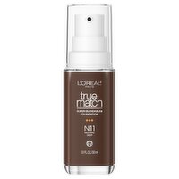 L'Oréal Paris True Match N11 Neutral Deep Super-Blendable Foundation, 1.0 fl oz