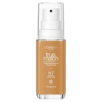 L'Oréal Paris True Match N7 Neutral Medium Deep Super-Blendable Foundation, 1.0 fl oz