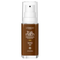 L'Oréal Paris True Match W10 Warm Deep Super-Blendable Foundation, 1.0 fl oz