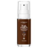 L'Oréal Paris True Match C10 Cool Deep Super-Blendable Foundation, 1.0 fl oz