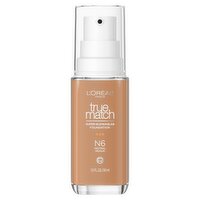 L'Oréal Paris True Match N6 Neutral Medium Super-Blendable Foundation, 1.0 fl oz