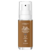 L'Oréal Paris True Match C7 Cool Medium Deep Super-Blendable Foundation, 1.0 fl oz