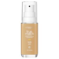 L'Oréal Paris True Match W6 Warm Medium Super-Blendable Foundation, 1.0 fl oz