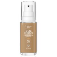 L'Oréal Paris True Match N5 Neutral Medium Super-Blendable Foundation, 1.0 fl oz