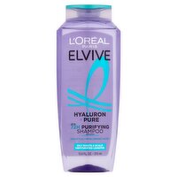 L'Oreal Paris Elvive Hyaluron + Pure Up to 72h Purifying Shampoo, 12.6 fl oz