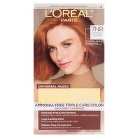 L'oréal Paris Excellence Creme 7NR Natural Copper Universal Nudes Permanent Color, 1 application