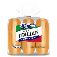 Maier's Premium Italian Hoagie Rolls, 6 count, 1 lb 2 oz