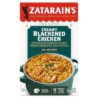 Zatarain's One Pot Creamy Blackened Chicken Rice Mix, 8 oz