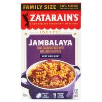 Zatarain's Jambalaya Long Grain Rice Mix with Vegetables & Spices Family Size, 12 oz