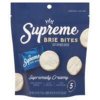 Supreme Brie Bites Soft-Ripened Cheese, 0.9 oz, 5 count