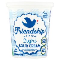 Friendship Dairies Light Sour Cream, 16 oz, 16 Ounce