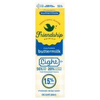 Friendship Dairies Light Cultured Buttermilk, 1 quart