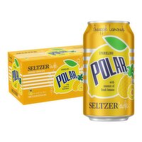Polar Sparkling Pineapple Lemonade Seltzer'ade, 12 fl oz, 8 count
