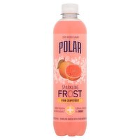 Polar Frost Pink Grapefruit Sparkling Water, 17 fl oz