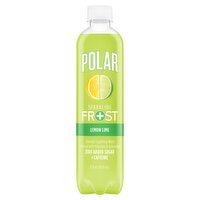 Polar Frost Lemon Lime Flavored Sparkling Water, 17 fl oz