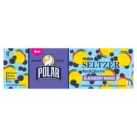 Polar Blackberry Mango Premium Seltzer, 12 fl oz, 12 count