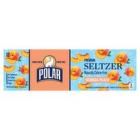 Polar Premium Georgia Peach Seltzer, 355 ml, 12 count