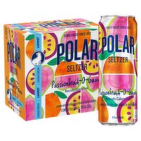 Polar Summer Passionfruit-O-Guava Seltzer Limited Edition, 12 fl oz, 6 count