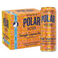 Polar Summer Pineapple Tangerine Dream Seltzer Limited Edition, 12 fl oz, 6 count