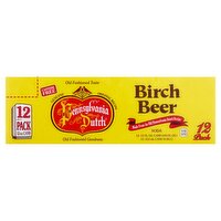 Pennsylvania Dutch Birch Beer Soda, 12 fl oz, 12 count
