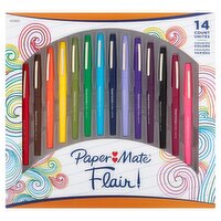 Paper Mate Flair! Assorted Colors Pens, 14 count, 14 Each