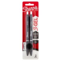 Sharpie S.Gel Bold 1.0mm Black Ink Pen, 2 count