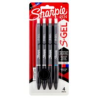 Sharpie S.Gel Medium 0.7mm 3 Ink Colors Pen, 4 count, 4 Each