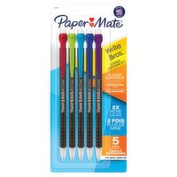 Paper Mate Write Bros #2 Classic 0.7mm HB Mechanical Pencils, 5 count