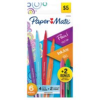 Paper Mate Inkjoy + Flair Pens, 6 count