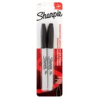 Sharpie The Original Black Fine Permanent Marker, 2 count, 2 Each