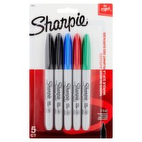 Sharpie The Original Fine Point Permanent Marker, 5 count