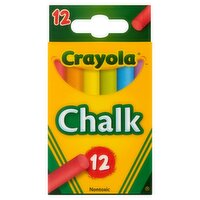 Crayola Colored Chalk Sticks, 12 count