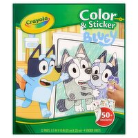 Crayola Bluey Color & Sticker 8.5 in x 10 in Pages, 32 count