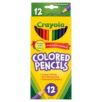 Crayola Nontoxic Colored Pencils, 12 count