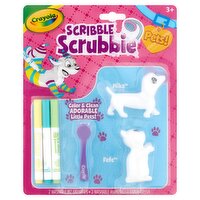 Crayola Scribble Scrubbie Pets Animal Toy Set, 3+, 6 count