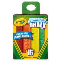 Crayola Washable Sidewalk Chalk, 4+, 16 count