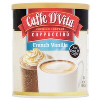 Caffe D'Vita French Vanilla Premium Instant Cappuccino, 1 lb