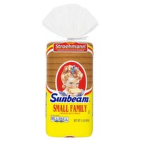 Stroehmann Sunbeam Small Family Enriched White Bread, 1 lb