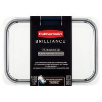 Rubbermaid Brilliance 9.6 Cup Stainshield Plastic Container