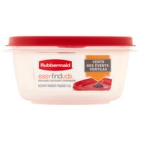 Rubbermaid Easy Find Lids Vents 5 Cups Container, 1 Each