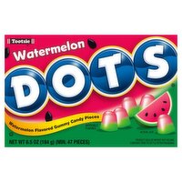 Tootsie Dots Watermelon Flavored Gummy Candy Pieces, 47 count, 6.5 oz