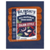 Bilinski's Cajun Style All-Natural Chicken Sausage, 12 oz