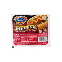 Kunzler Franks - Meat, 1 pound
