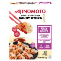 Ajinomoto Pork & Chicken Saucy Gyoza, 9.38 oz
