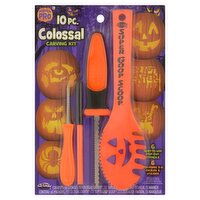 Fun World Pumpkin Pro Colossal Carving Kit, 8+, 10 count
